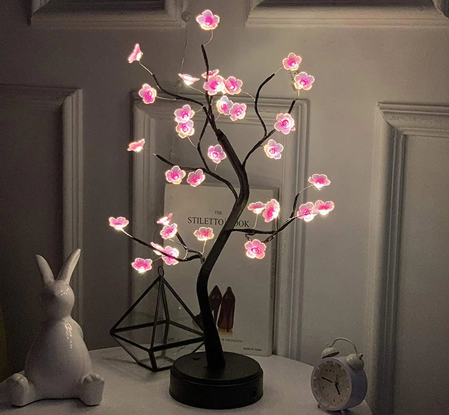 Artificial Bonsai Cherry Blossom Tree
